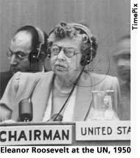 [picture: Eleanor Roosevelt at the United Nations, 1950]