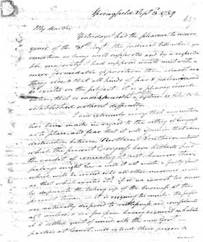 Letter of Thomas Dwight to Rep. Theodore Sedgwick of Massachusetts