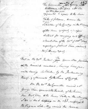 Report of the Committee to View the Potomac