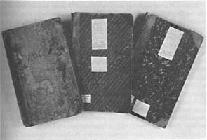 Volumes of
William Maclay's diary