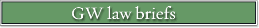 GW Law Briefs
